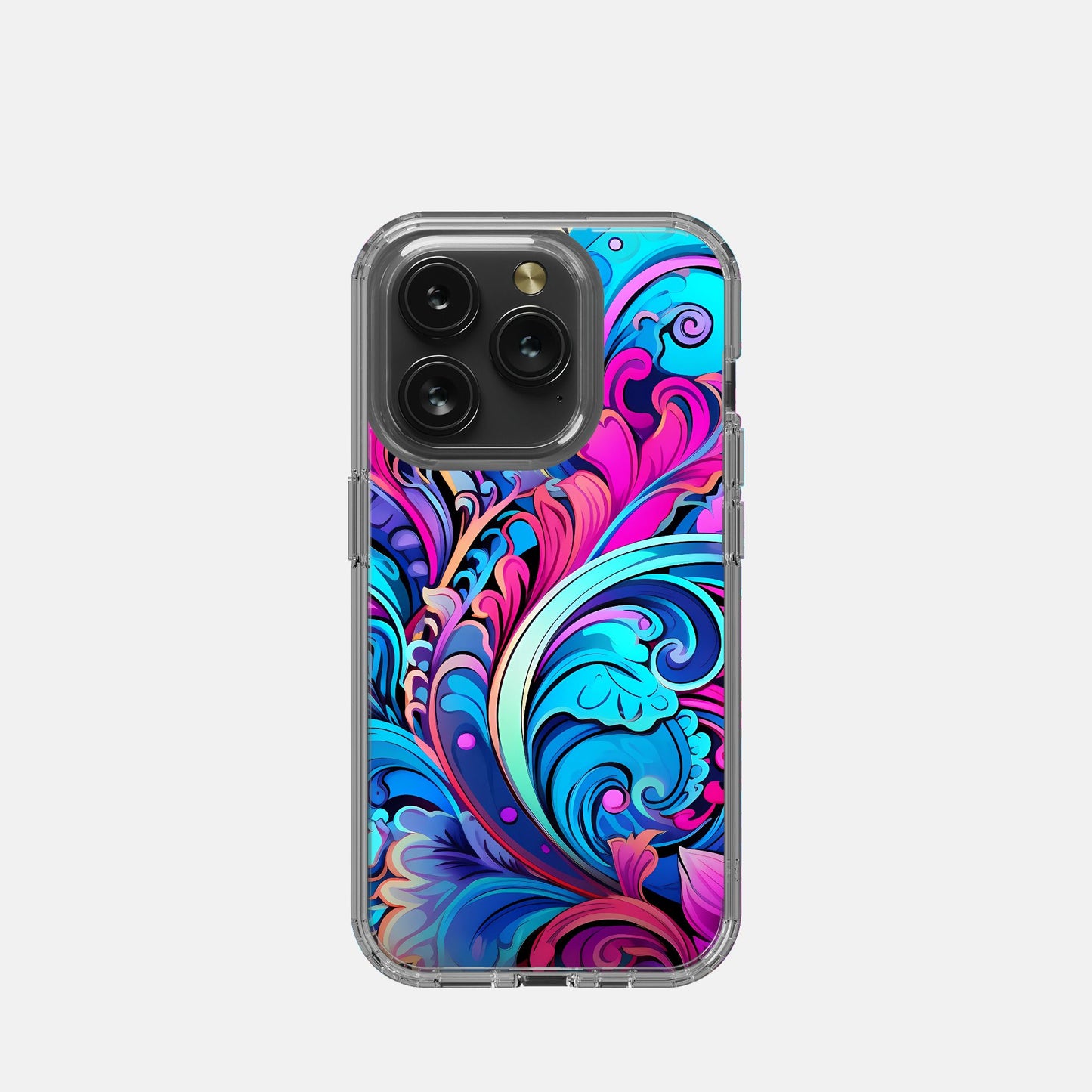 iPhone 15 Pro Clear Case - Feathers N Florals