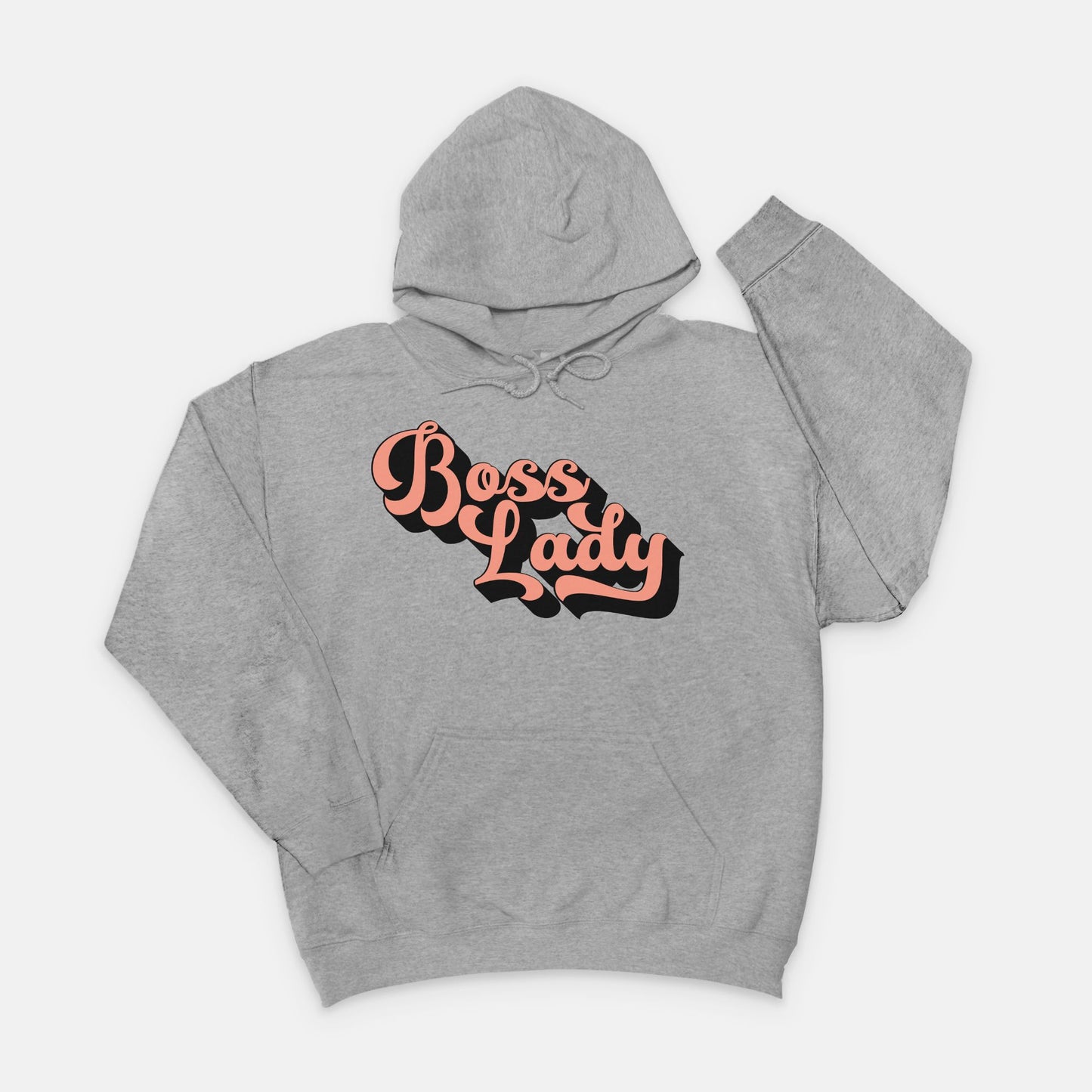 Unisex Hooded Sweatshirt Gildan - Boss Lady Retro