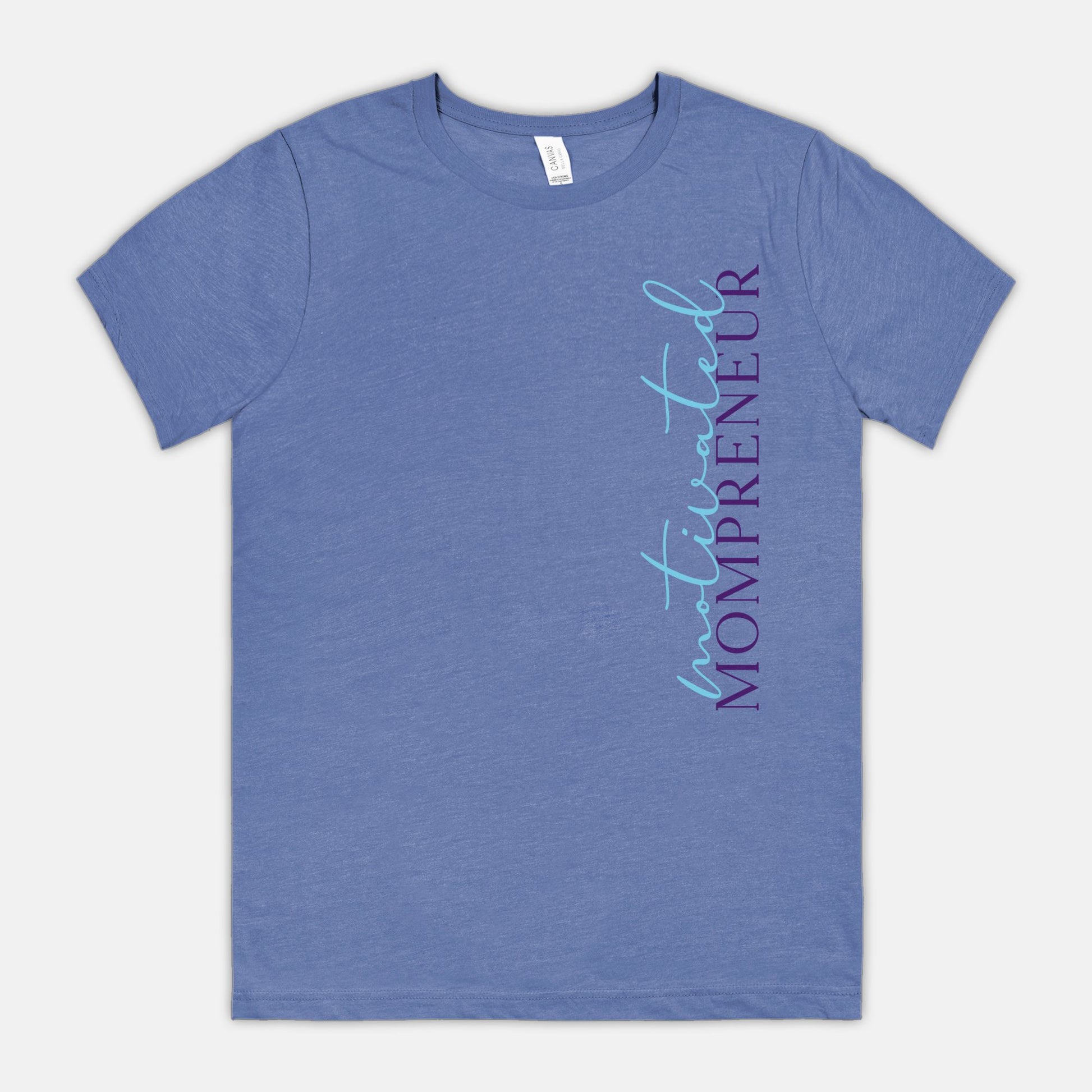 Elevate your entrepreneurial journey with Bella Canvas Unisex Tee 3001CVC - Motivated Mompreneur, from Designs On The Go. Showcase your drive and style effortlessly with this comfortable and inspiring design, perfect for the dedicated mompreneur.