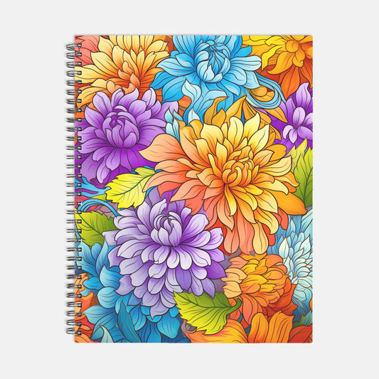Notebook Softcover Spiral 8.5 x 11 - Golden Wonder
