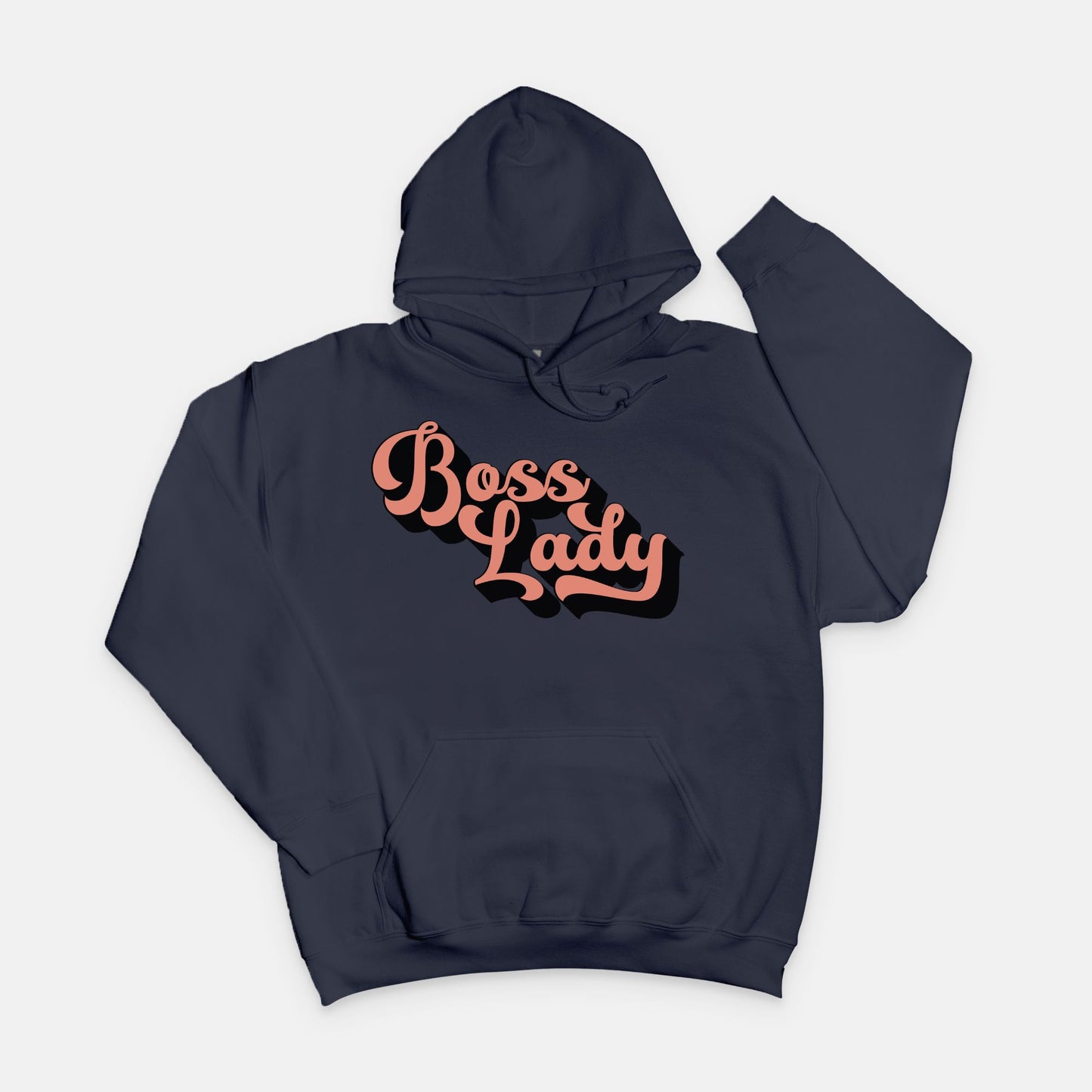 Unisex Hooded Sweatshirt Gildan - Boss Lady Retro