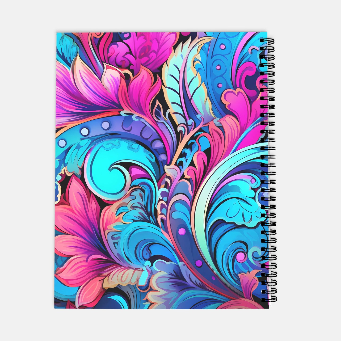 Planner Hardcover Spiral 8.5 x 11 - Feathers N Florals