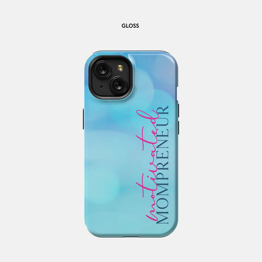 iPhone 15 Tough Case - Motivated Mompreneur Icy Ocean