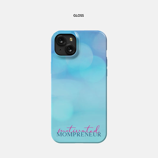 iPhone 15 Plus Slim Case - Motivated Mompreneur Icy Ocean