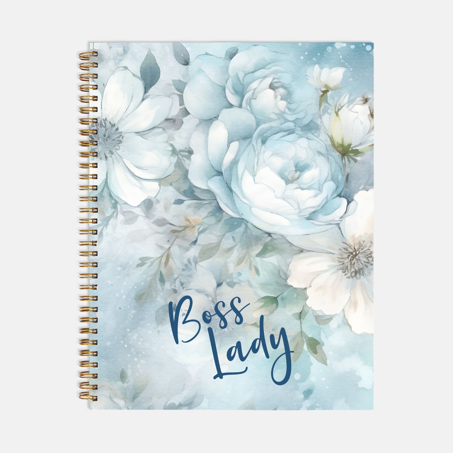 Notebook Hardcover Spiral 8.5 x 11 - Boss Lady Classy 03