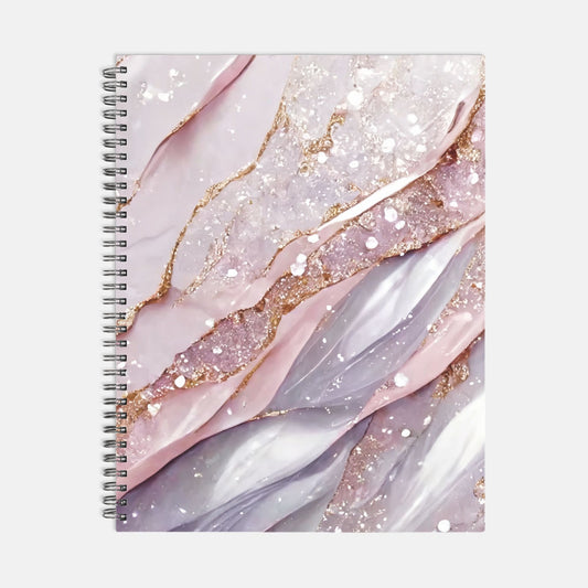 Notebook Softcover Spiral 8.5 x 11 - Glistening Stone