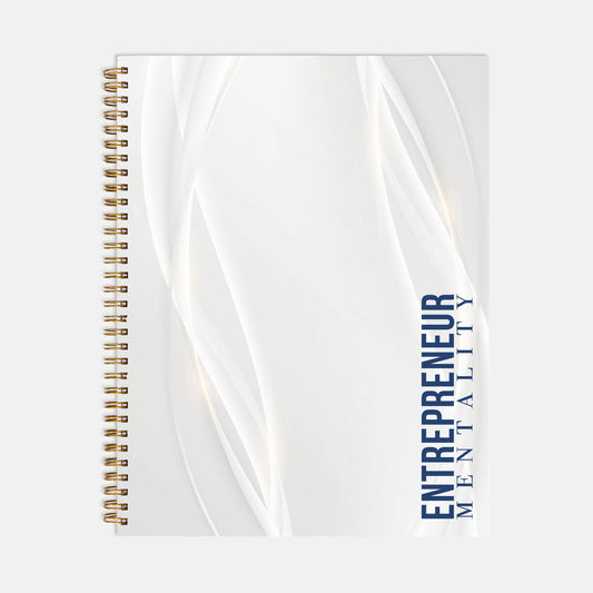 Notebook Softcover Spiral 8.5 x 11 - Entrepreneur Mentality