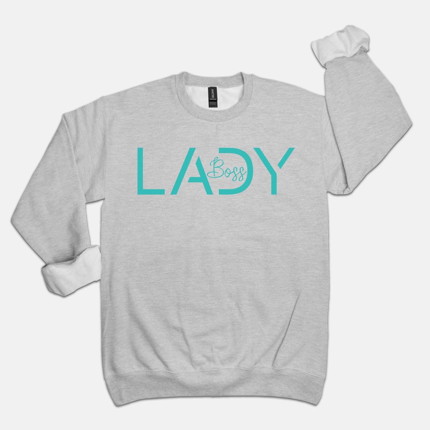 Unisex Crew Neck Sweatshirt Gildan - Boss Lady Modern