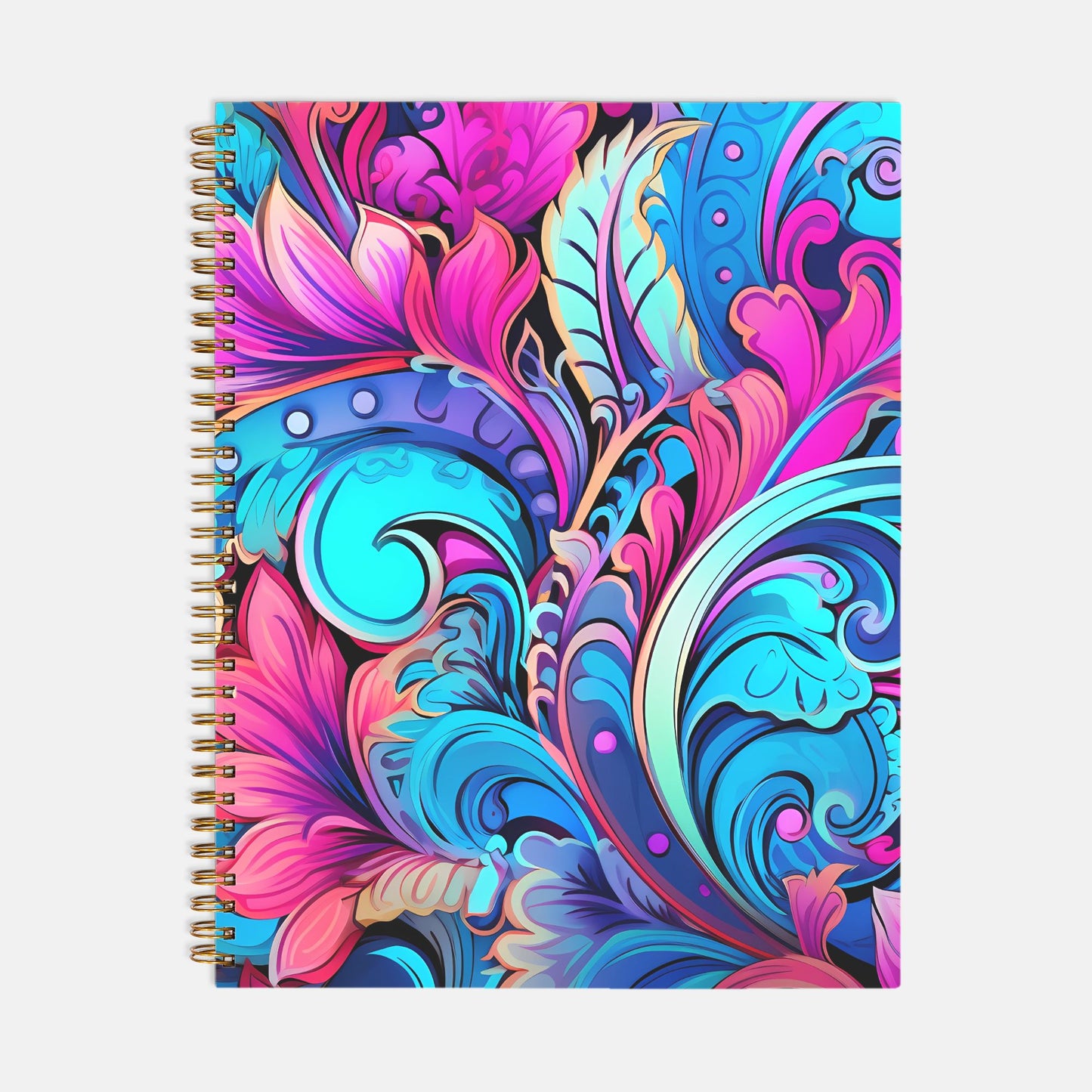 Planner Hardcover Spiral 8.5 x 11 - Feathers N Florals