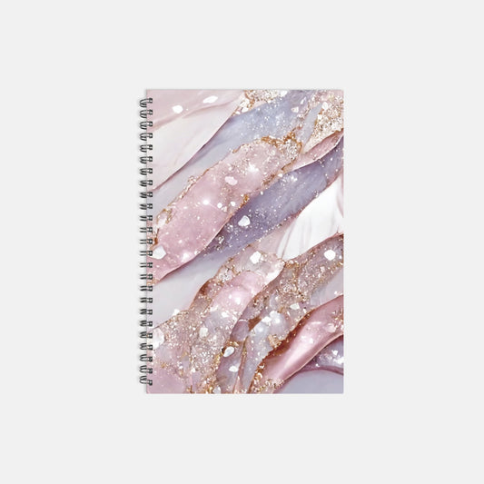 Notebook Softcover Spiral 5.5 x 8.5 - Stone Shine
