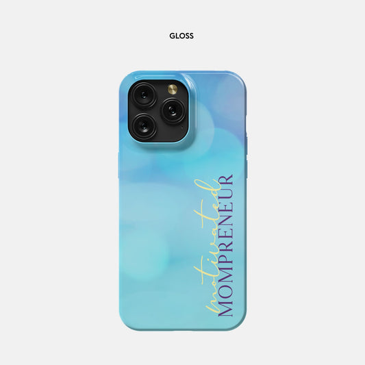 iPhone 15 Pro Max Slim Case - Motivated Mompreneur Icy Ocean