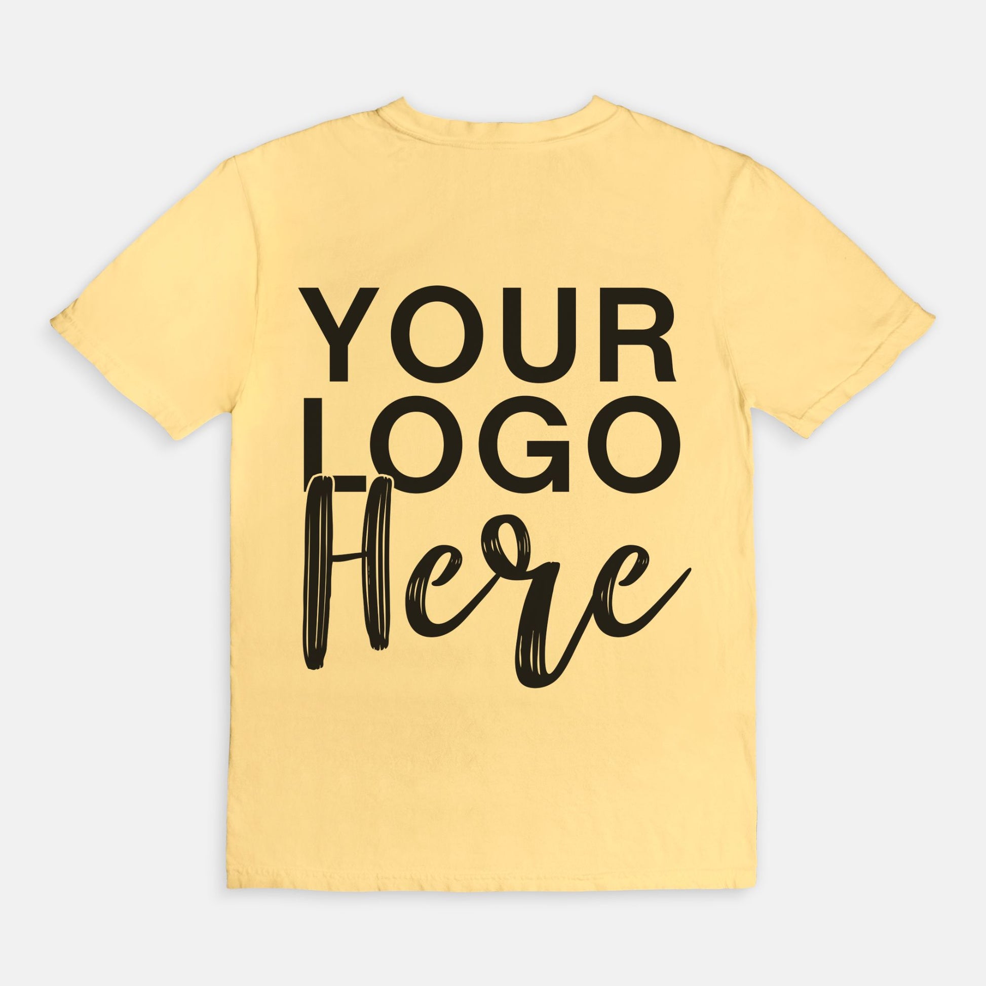 Elevate your style with the Comfort Color Tee 1717 - Logo Only - Back Only from Designs On The Go. This high-quality tee combines comfort and durability, perfect for showcasing your brand. Ideal for everyday wear, it features your logo on the back, making a impactful statement.