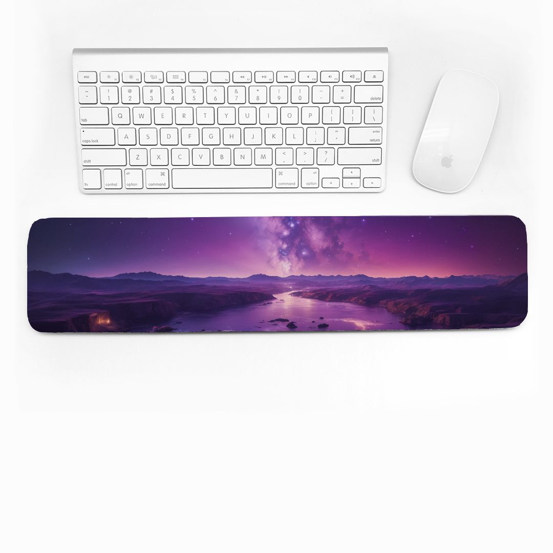 Keyboard Wrist Pad Rest - Milky Way River