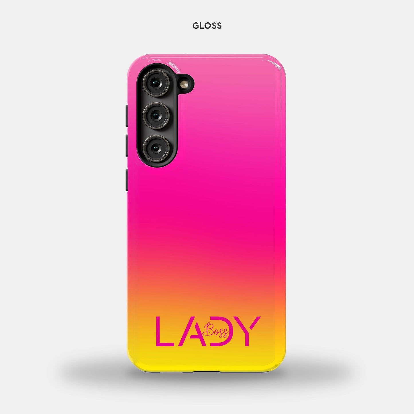 Samsung Galaxy S23 Plus Tough Case - Boss Lady Modern Pink