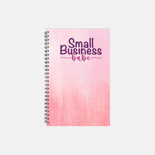 Planner Hardcover Spiral 5.5 x 8.5 - Small Business Babe