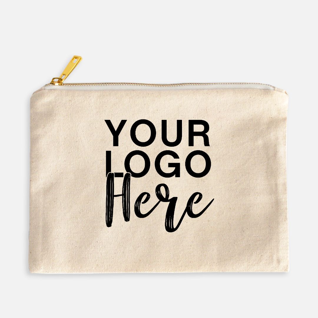 Zipper Canvas Bag - Logo Only