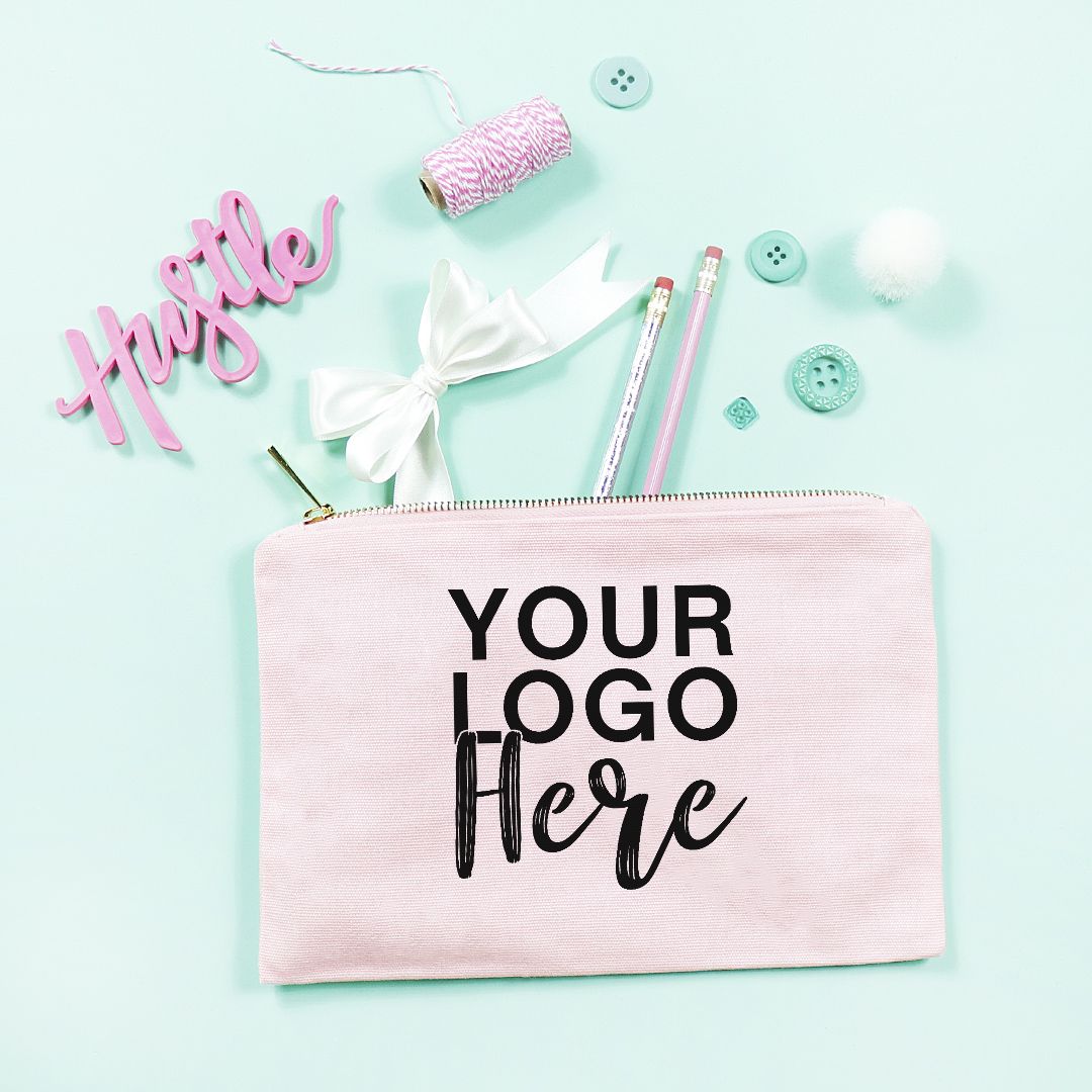 Zipper Canvas Bag - Logo Only