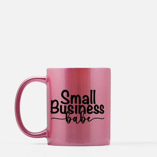 Mug 11oz. (Pink) - Small Business Babe