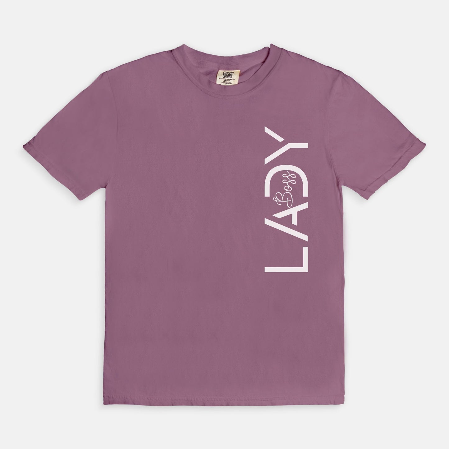 Upgrade your wardrobe with the Comfort Color Tee 1717 - Boss Lady Modern from Designs On The Go. This stylish, comfortable tee features a contemporary design perfect for today's empowered woman. Ideal for both casual and professional settings, it’s a versatile addition to any collection.