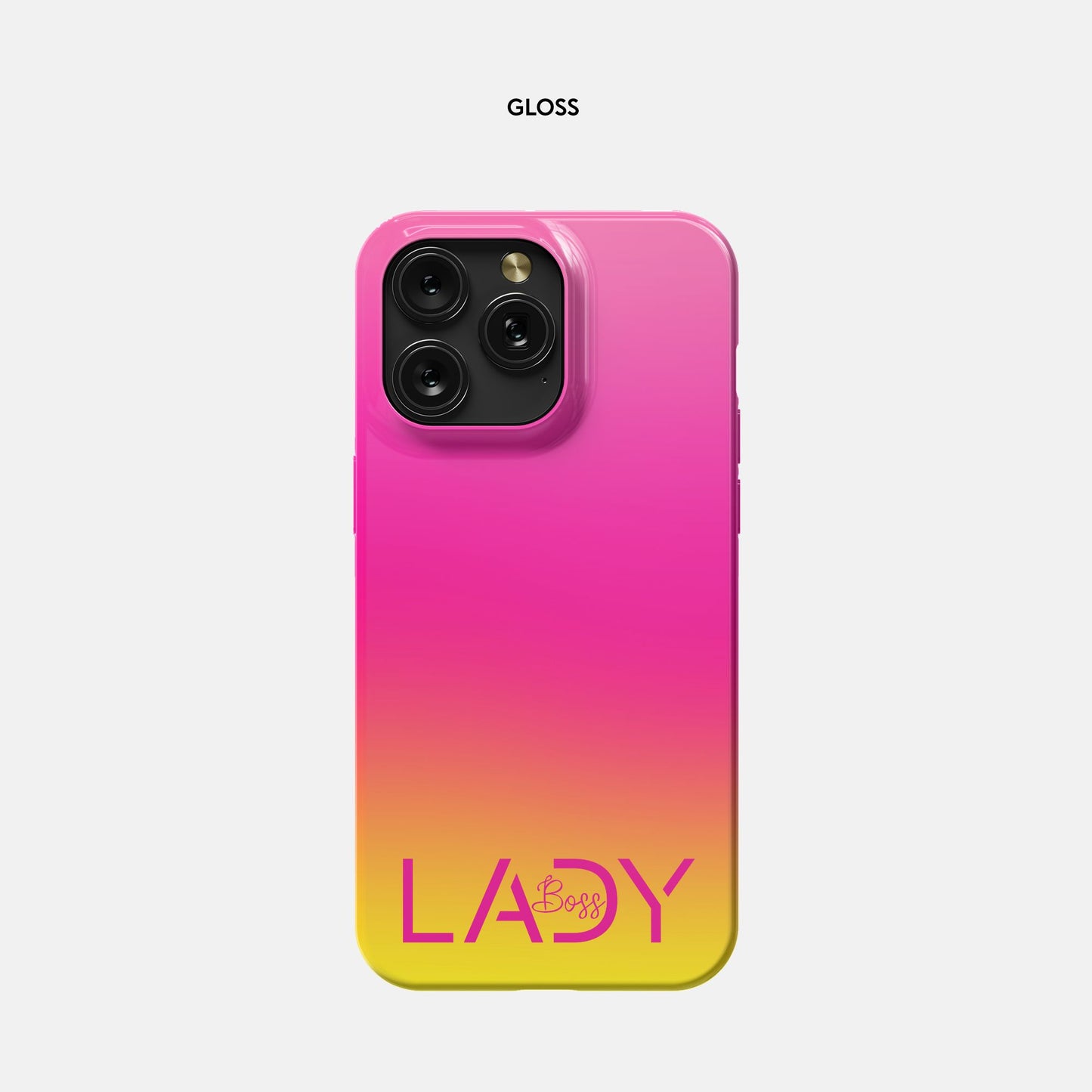 iPhone 15 Pro Max Slim Case - Boss Lady Modern Pink