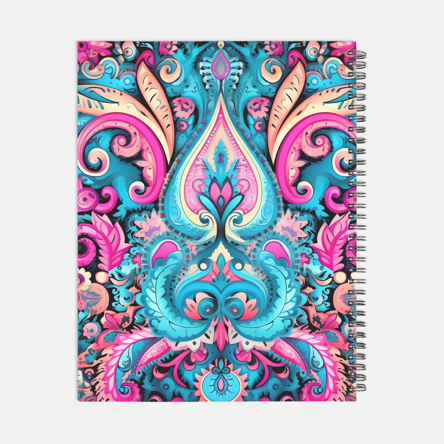 Notebook Softcover Spiral 8.5 x 11 - Colorful Design