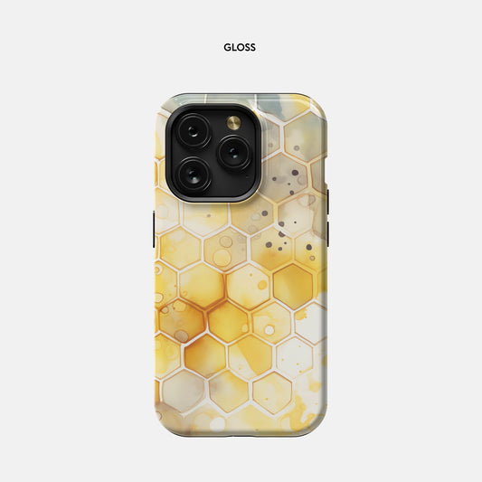iPhone 15 Pro MagSafe Tough Case - Beehive Splash
