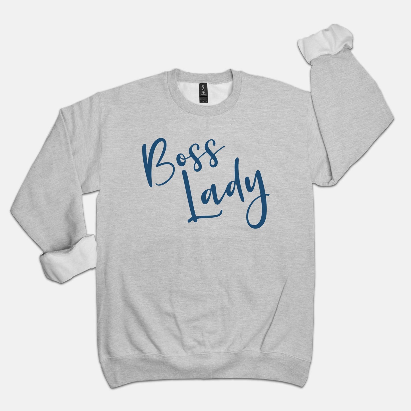 Unisex Crew Neck Sweatshirt Gildan - Boss Lady Classy