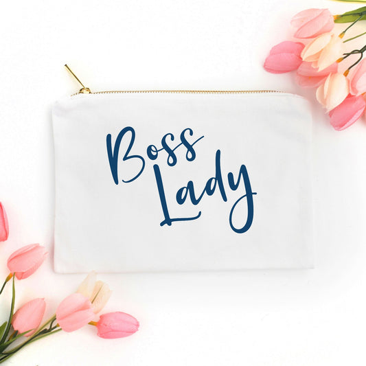 Zipper Canvas Bag - Boss Lady Classy