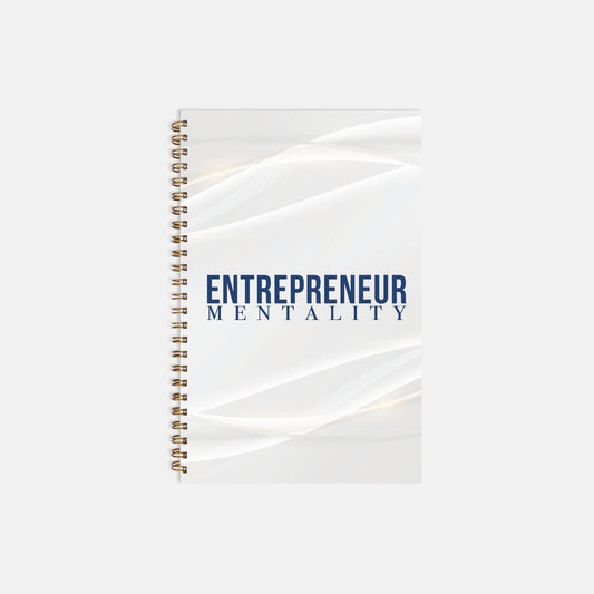 Notebook Softcover Spiral 5.5 x 8.5 - Entrepreneur Mentality