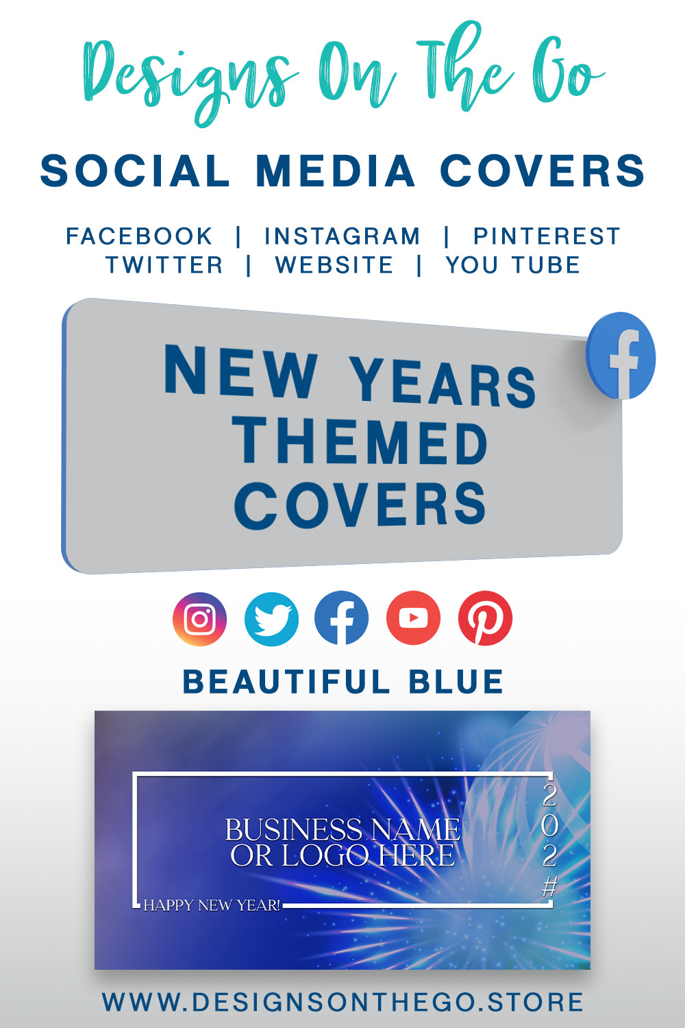 New Years Themed Social Media Covers