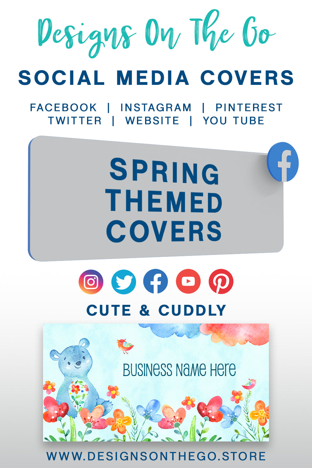 Spring Themed Social Media Covers