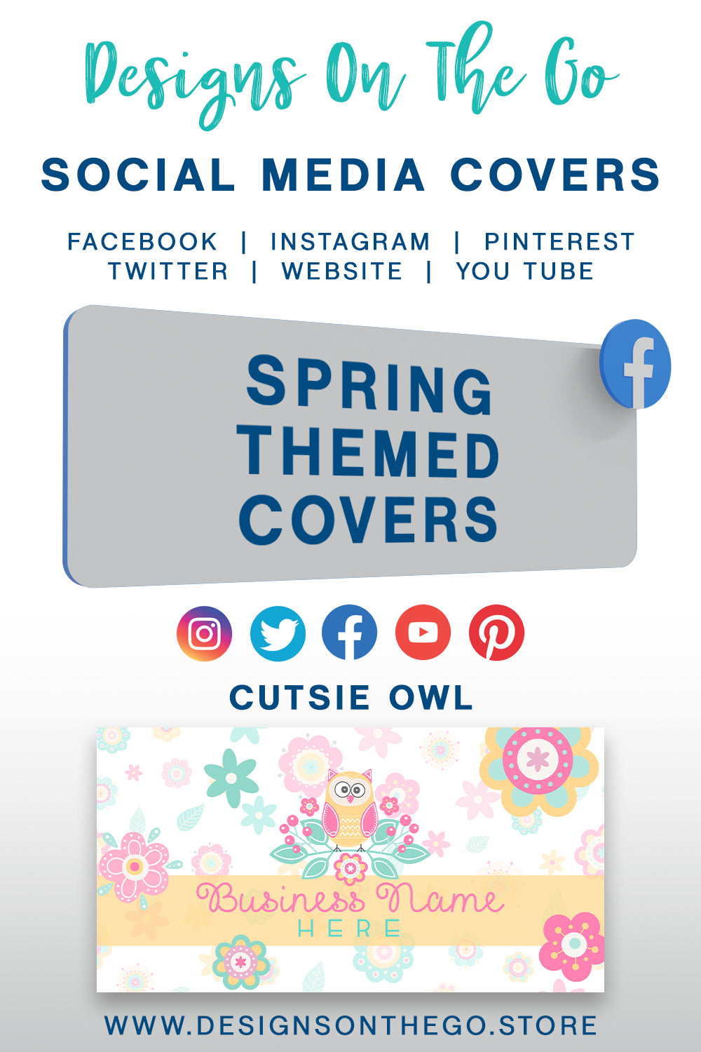 Spring Themed Social Media Covers