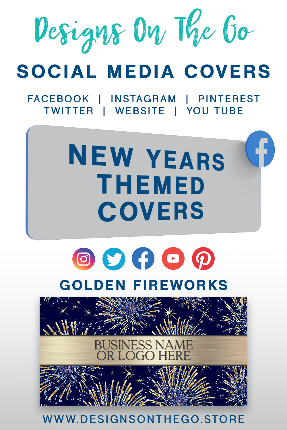 New Years Themed Social Media Covers