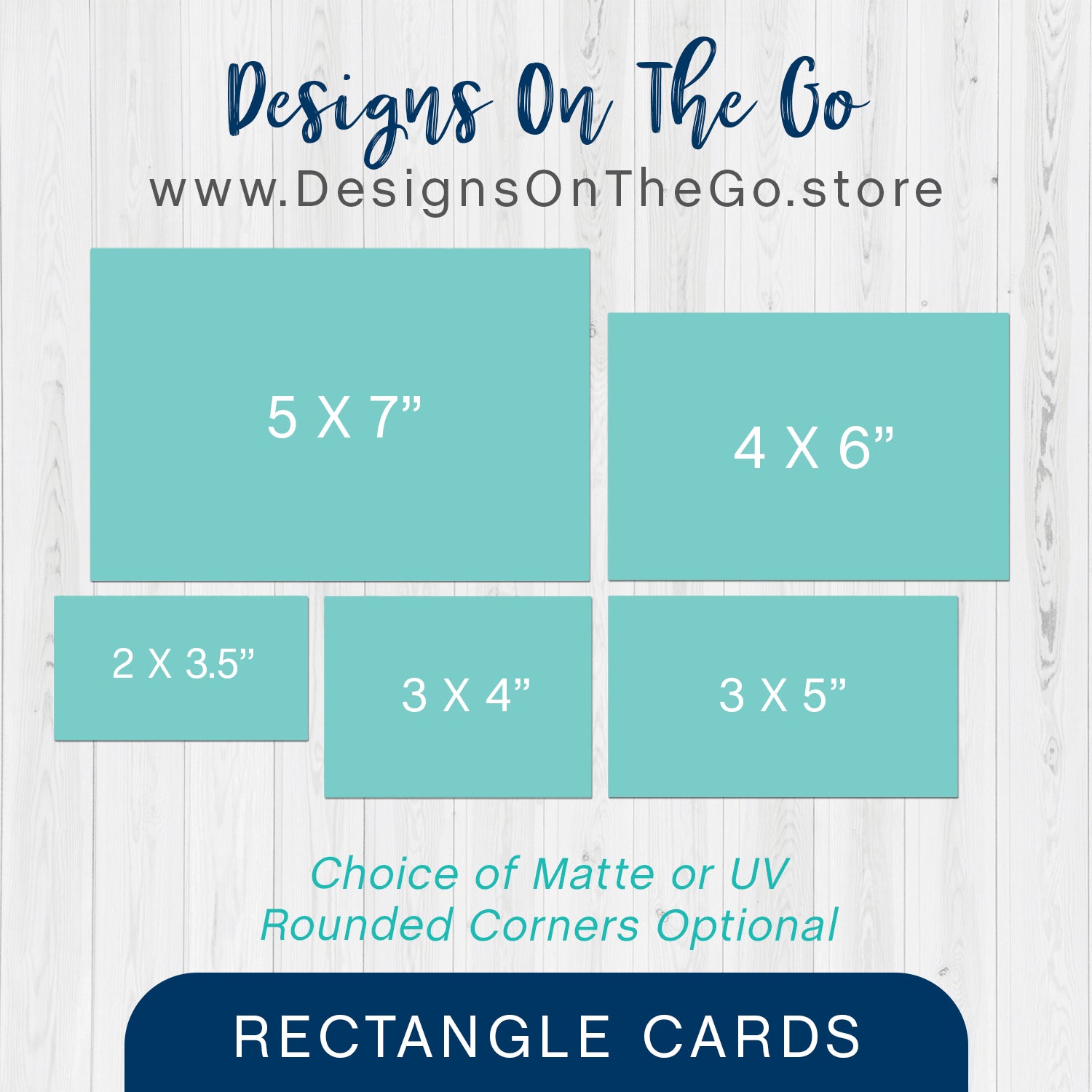 Rectangle Cards – Designs On The Go