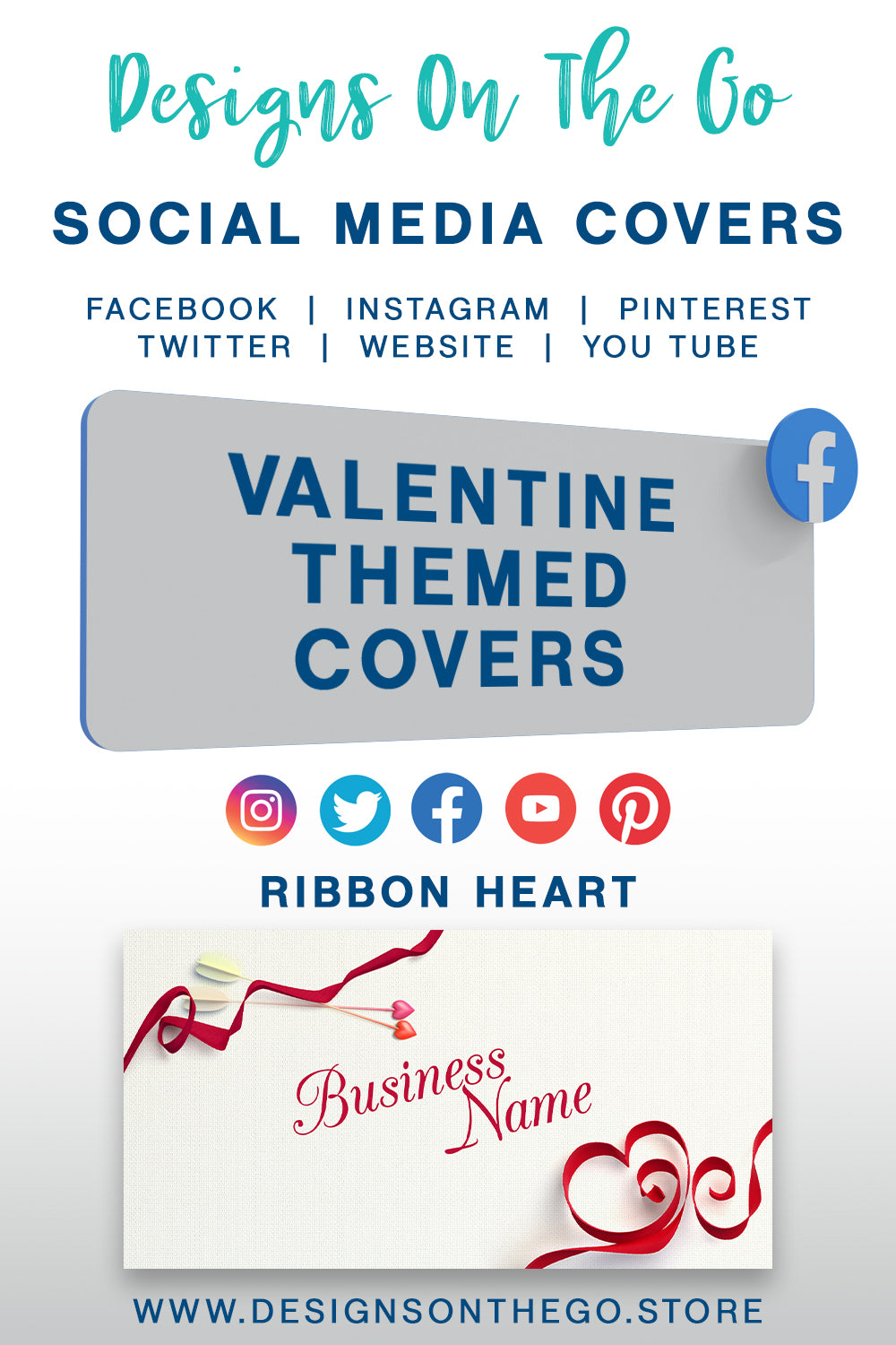 Valentine Themed Social Media Covers