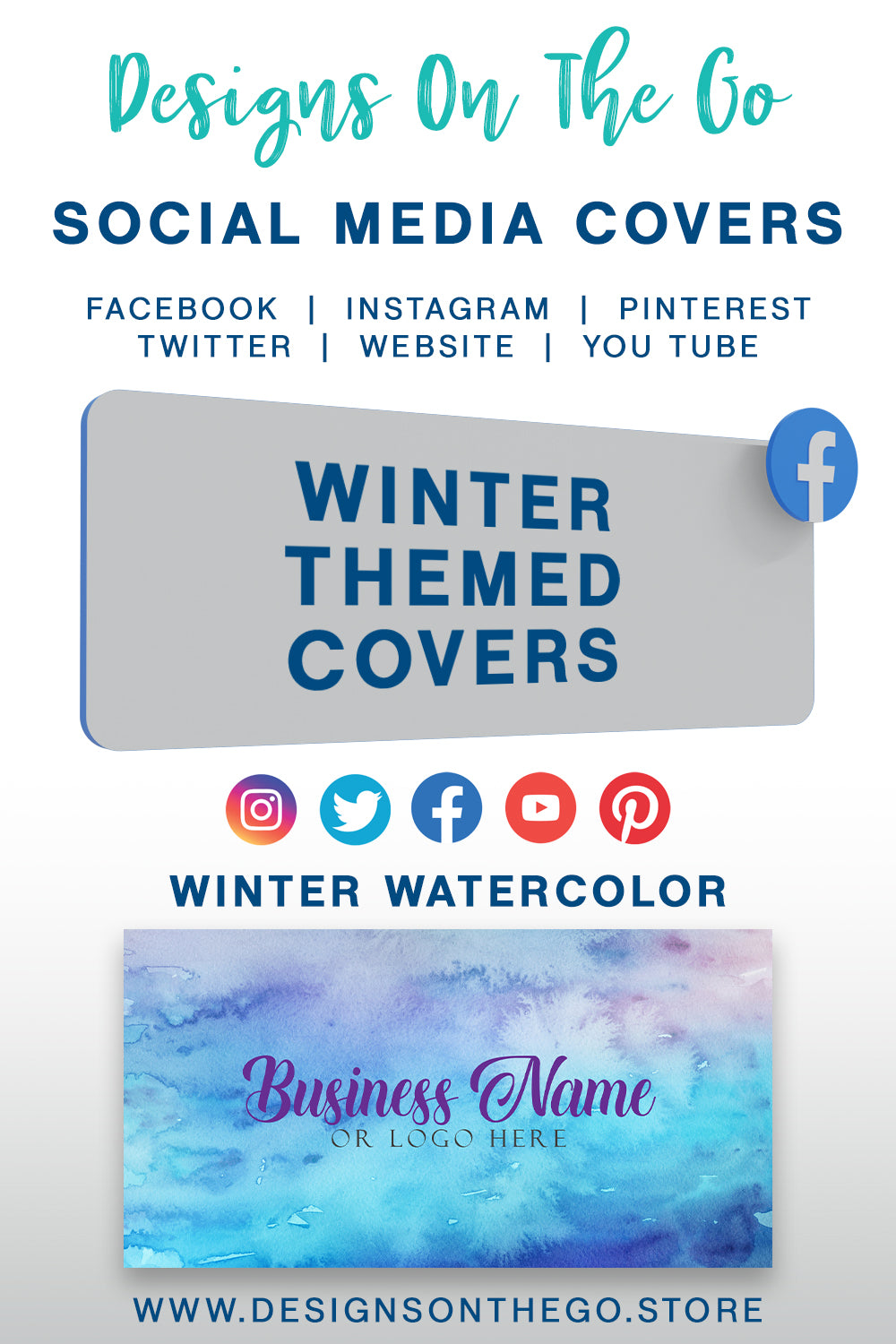 Winter Themed Social Media Covers